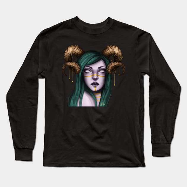 Draenei Long Sleeve T-Shirt by PsyAgita